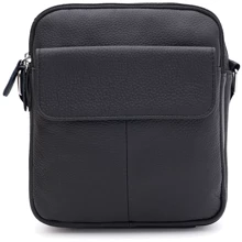 Чоловіча сумка через плече чорна Keizer (K12301bl-black): Стать Мужской