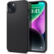 Чехол для iPhone Spigen Liquid Air Matte Black (ACS05037) for iPhone 14: Цвет черный
