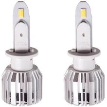Светодиодная автолампа PULSO Naoevo S4/LED/H1/Flip Chip/9-16V/30W/3600Lm/EMERGENCY3000K/3000K/4300K/ 6500K (S4-H1): Головной свет Дальний свет, Ближний свет