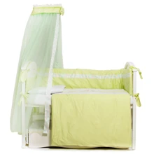 Постельный комплект Twins Kids 4080-A-025-06 green 7 эл. белый/зеленый: Тип постельный комплект