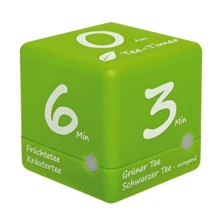 Таймер-куб для заваривания чая цифровой TFA "CUBE-TIMER", светло-зелёный, 3–4–5–6 минут (38203504): Производитель TFA