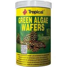 Корм для аквариумных рыб Tropical Green Algae Wafers в чипсах 1 л (5900469664261): Вид корма Чипсы