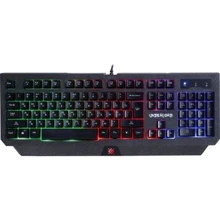 Клавиатура Defender Underlord GK-340L USB Black (45340): Подключение проводное