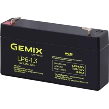 Gemix LP6-1.3: Тип Аккумулятор