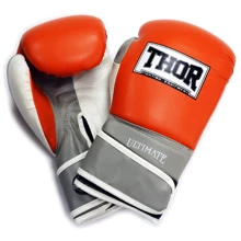 Перчатки боксерские THOR ULTIMATE 16oz /PU /оранжево-бело-серые: undefined undefined