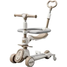 Самокат 5 в 1 Skyper Коричневый (FL-60250): Количество колес 3