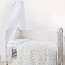 Постельный комплект 6 эл. Twins Eco Line New 4091-E-022, Bunnies mint, мятный: Тип постельный комплект