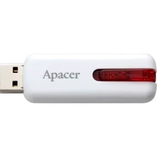 USB-флешка Apacer AH326 64GB USB 2.0 White (AP64GAH326W-1): Стандарт USB USB 2.0