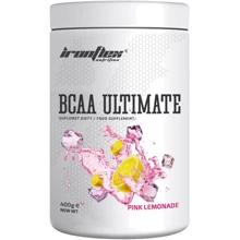 Амінокислота для спорту IronFlex Nutrition BCAA Ultimate Instant 400 g / 40 servings / Pink Lemonade: Смак Рожевий лимонад