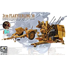 20 мм зенитное орудие AFV-Club Flakvierling 38 с трейлером: Производитель AFV-Club