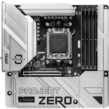 MSI B650M PROJECT ZERO (911-7E09-003): Оперативная память 4xDDR5 7600+ МГц, до 256 ГБ