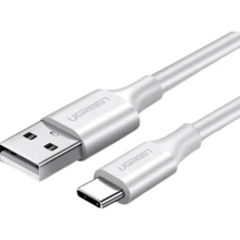 Кабель Ugreen USB Cable to USB-C 1m White (60121): Тип USB Cable - USB-C