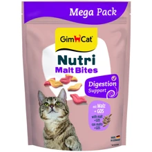 Вітаміни GimCat NUTRI MALT BITES для дорослих кішок для виведення грудок шерсті з мальтом 425 г (G-427348): Вид снеки