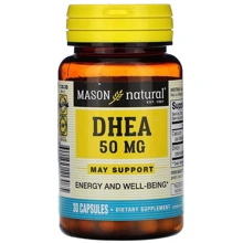 Mason Natural DHEA 50 mg ДГЭА Дегидроэпиандростерон 30 капсул: Форма выпуска Капсулы