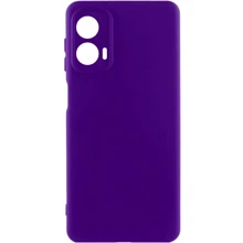 Чехол для телефонов TPU Case Getman Liquid Silk Full Camera Ultra Violet for Motorola G24: Совместимость Motorola G24