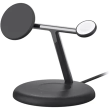 Зарядное устройство Belkin Wireless Charger BoostCharge Pro 3-in-1 Magnetic Stand with Qi2 Black (WIZ023TTBK): Тип беспроводное