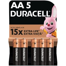 Лужні батареї Duracell AA (LR06) MN1500, 5 шт (5000394160651): undefined undefined