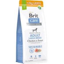 Сухой корм Brit Care Dog Sustainable Adult Large Breed для взрослых собак больших пород с курицей и насекомыми 12+2 кг (8595602565740): Тип Сухой корм