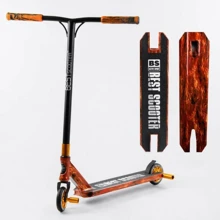 Самокат трюковый Best Scooter оранжевый (BS-77225): Количество колес 2
