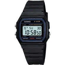Наручний годинник Casio F-91W-1YEF: Стиль спортивний