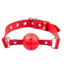 Кляп Breathable ball gag plastic, RED: Производитель sLash