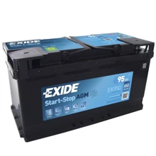 Автомобильный аккумулятор EXIDE 6СТ-95 АзЕ AGM EK950: Ёмкость, Ач 95
