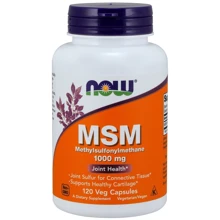 NOW Foods MSM 1000 mg Veg Capsules 120 caps: Тип Желатин