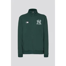 Толстовка 47 Brand MLB Ney York Yankees Core (546583DG-FS) 48 зелена на блискавці: Вид Толстовки