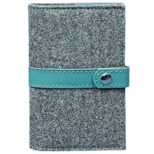 Женская обложка для паспорта BlankNote 1.1 бирюзовая (BN-OP-1-1-felt-tiffany): Пол Женский