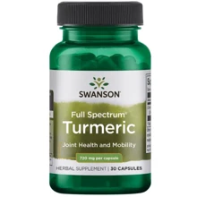 Swanson Turmeric 720mg Куркума 30 капсул: Вид Неферментные
