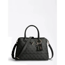Женская сумка тоут Guess Cordelia Logo Luxury Satchel темно-серая (HWBG8377060-CLO): Пол Женский