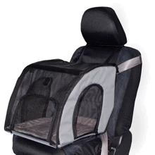 Сумка-переноска K&H Travel Safety в автомобиль для собак и котов 43x41x38 серая (7660): Производитель K&H