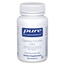 Pure Encapsulations Digestive Enzymes Ultra Пищеварительные ферменты 180 капсул: Тип Пищеварительные ферменты
