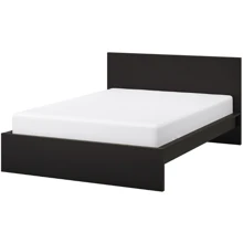 Каркас кровати ІКЕА MALM 140х200 см Чёрно-коричневый (499.292.29): undefined undefined