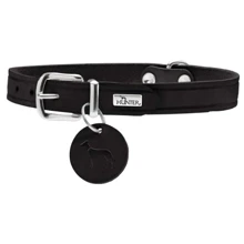 Ошейник круглый Hunter Aalborg кожаный L 25 мм 45-55 см черный (4016739660404): Производитель Hunter