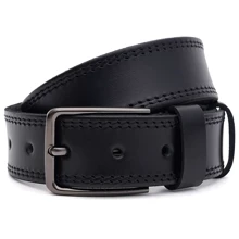Чоловічий ремінь Borsa Leather чорний (115v1fx63-black): Стать Мужской