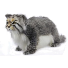 Мягкая игрушка Hansa Кот Манул, который стоит, 30 см: Тип дикие животные