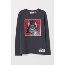 Лонгслів H & M 7026268 104 см темно-сірий: Тип Лонгсліви