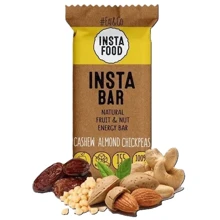 Батончик Insta Food Кешью миндаль нут 40 г (4820201770368): Вес, г 40