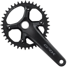 Шатуни Shimano FC-RX610-12 GRX інтегрована вісь, 172,5мм 40з, без каретки (EFCRX6101DXB0): Кількість зірок 1