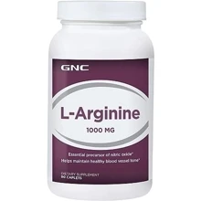 Аминокислота для спорта GNC L-Arginine 1000 mg 90 caps: Вкус Без вкуса