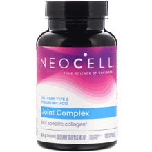 Neocell Collagen Joint Complex Containing HA Type 2 120 Caps Колагеновий комплекс для суглобів з гіалуроновою кислотою, тип 2: Тип колаген