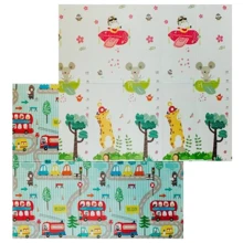 Дитячий килимок двосторонній Bambi Транспорт та зоолітники MR 0586-1: Виробник Bambi