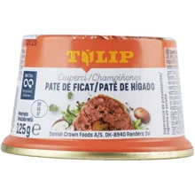 Паштет с грибами Tulip 125 г (5762385089722): Вид мяса Свиная печень