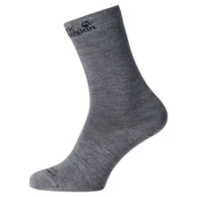 Шкарпетки Jack Wolfskin Merino Classik Cut Soks (1905011_6110) 35-37 (23) сірі: undefined undefined
