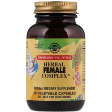 Solgar Herbal Female Complex 50 Veg caps Травяной комплекс для женщин: Форма выпуска Капсулы