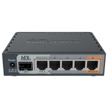 Маршрутизатор Wi-Fi Mikrotik hEX S (RB760IGS): Тип маршрутизатора Wi-Fi роутер