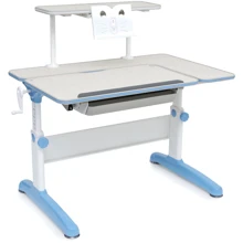 Парта SingBee Q-Assembly L Blue + Книжная полка SBS-610 (SBS-602-BL + SBS-610): Тип Парта