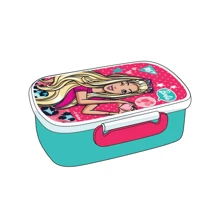 Контейнер для їжі YES Barbie, 420мл, з роздільником (707447): Кількість відділень 1