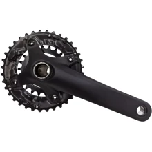 Комплект шатунів PROWHEEL VORTEX-501-TT (10S) 170мм 36/22T чорні (CHW-50-23): Кількість зірок 2